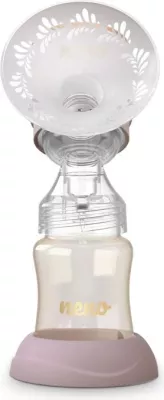 Pompë gjiri elektronike neno NENO PERFETTO, 150 ml, wireless, 3 faza, rozë
