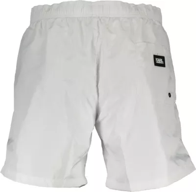 Të poshtme noti KARL LAGERFELD BEACHWEAR meshkuj, të bardha [Madhësia: M]