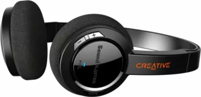 Kufje Creative Sound Blaster JAM V2 (51EF0950AA000), Bluetooth 5.0, on-ear, me mikrofon, ANC, 22 orë, të zeza