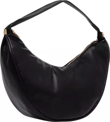 Çantë krahu për femra Calvin Klein Pinched Soft Crescent LG LV04F3009G, e zezë