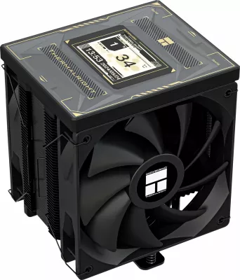 Ftohës CPU Thermalright Burst Assassin 120 Vision, 2x120mm, LCD, 6 heatpipe, i zi