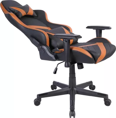 Karrige gaming Dyskord, ngjyrë e zezë-kamel, 50x74x137