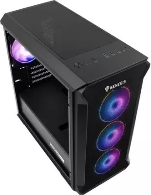 Kasë GENESIS IRID 503 ARGB, Micro Tower, E zezë