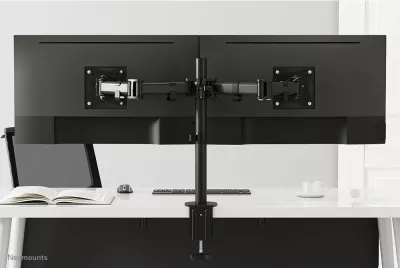 Krah monitori Newstar NM-D135DBLACK, për tavolinë, 27", i zi