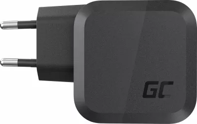 Karikues rrjeti Green Cell PowerGaN 65 W, 2x USB-C + 1x USB-A, 3.25 A, i zi