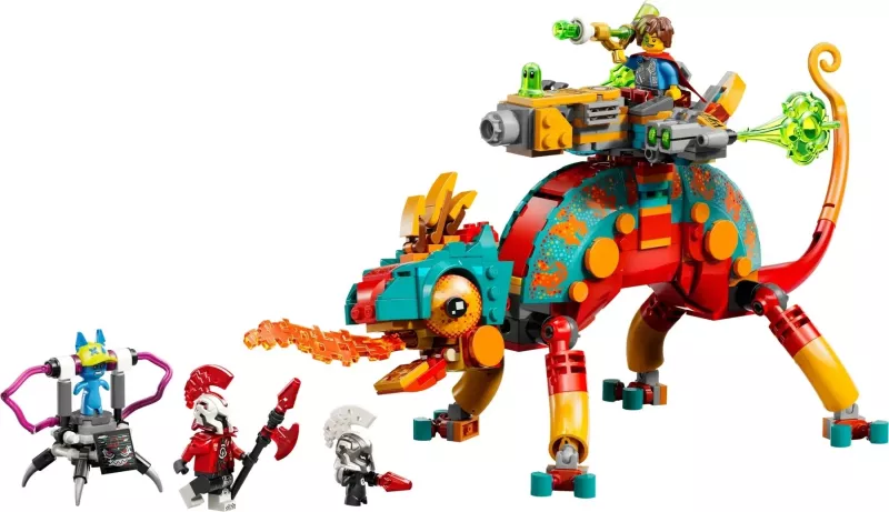Set LEGO DREAMZZZ Mateo's Fire Chameleon 71492, 443 pjesë, me 2 minifigura, shumëngjyrësh