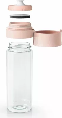 Shishe me filtër uji Brita Vital 600 ml, 5 disqe MicroDisc, pastel peach
