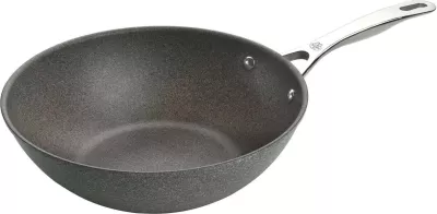 Wok Ballarini Salina 30cm, alumini, shtresë granit/titanium, antracit
