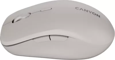 Maus CANYON MW-12 wireless dual mode Bluetooth/RF, 2400 DPI, 6 butona, bezhë, set me receiver + bateri