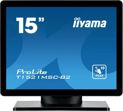 Monitor me prekje iiyama ProLite T1521MSC-B2 15" TFT/LCD PCAP multitouch, i zi