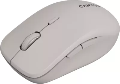 Maus CANYON MW-12 wireless dual mode Bluetooth/RF, 2400 DPI, 6 butona, bezhë, set me receiver + bateri