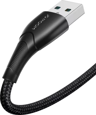 Kabllo Joyroom Starry Series SA32-AC3, USB-A në USB-C, 1m, 3A, e zezë