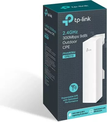 Access point TP-Link CPE210, 2.4 GHz, 300 Mbit/s, i bardhë