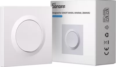 Mbështjellës për ndërprerës muri Sonoff E1GS, për module ZBMINIR2/MINIR4M/MINIR4, i bardhë