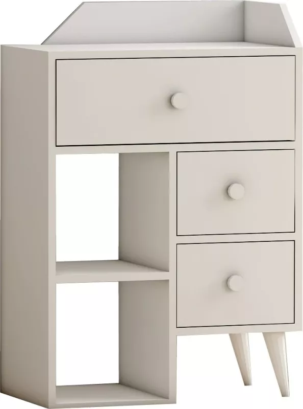 Komodë Hanah Home, Star, e bardhë