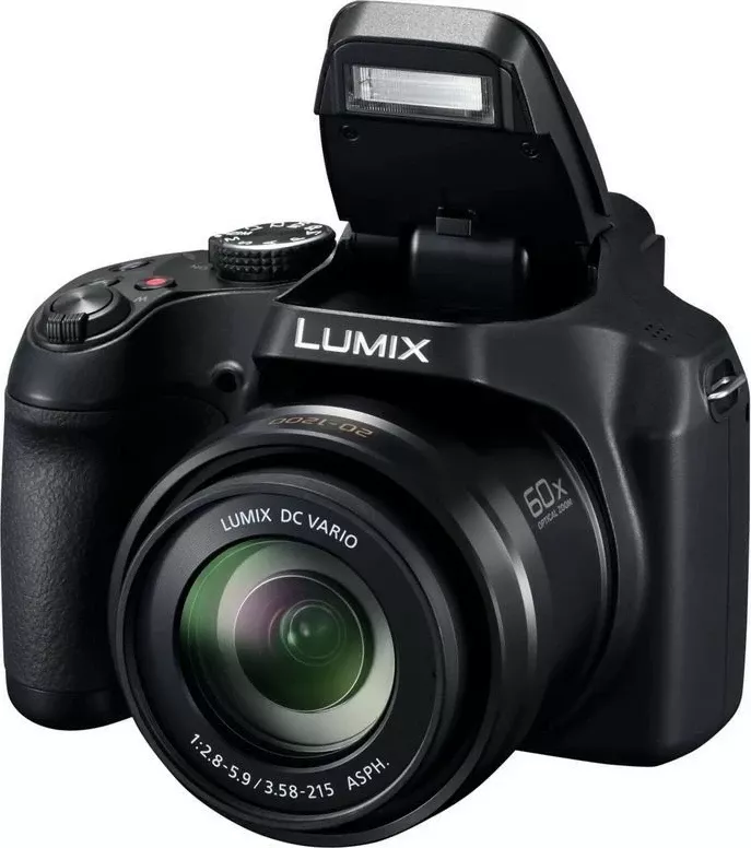 Kamerë Panasonic LUMIX DC-FZ82, 18 MP, 4K, WiFi, e zezë