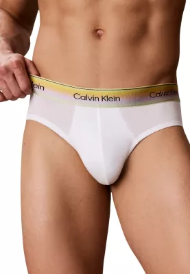 Të brendshme për meshkuj Calvin Klein Underwear Hip Brief LV00NB4589, të bardha [Madhësia: L]