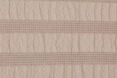 Batanije Double Pique, 100% pambuk, ngjyrë bezhë, Apollo, 220x240cm