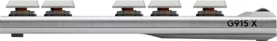 Tastierë gaming Logitech G G915 X LIGHTSPEED, Wired & Wireless, LED, e bardhë