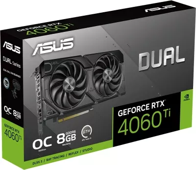 Kartë grafike ASUS Dual Nvidia GeForce RTX 4060TI - 8GB GDDR6
