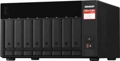 Server NAS QNAP TS-873A-8G, 8-bay, 8GB RAM, 2.5GbE, i zi
