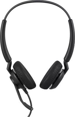 Kufje Jabra Engage 40, USB-A UC Stereo, me kabllo, për zyrë/qendër thirrjesh, 63 g, e zezë