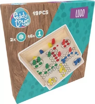 Lojë tavoline Ludo BD VOZICKI 58720-IGRA 15x15cm, 19 copë