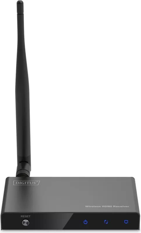 Marrës HDMI pa tela Digitus DS-55346, 1920 x 1080 piksel, AV marrës, 100 m, Wireless, Ngjyrë e zezë