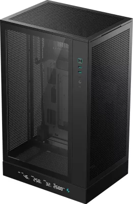 Kasë Deepcool CH270 DIGITAL mini tower, xham i temperuar, e zezë