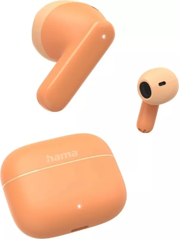 Kufje Hama True Wireless Freedom Light II, Bluetooth 5.3, ngjyrë portokalli