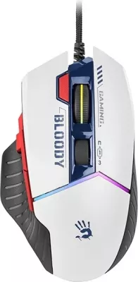 Mausi për Lojëra A4tech Bloody W95Max, USB, Ngjyra Deti