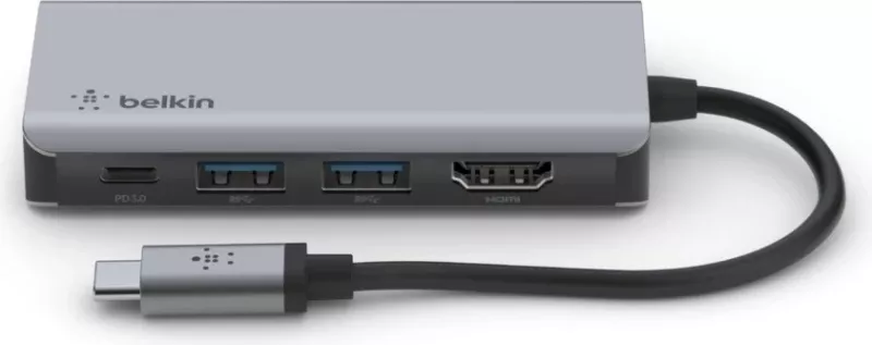 Adapter USB-C në HDMI Belkin AVC006btSGY, argjendtë