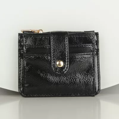Portofol prej lëkure, ngjyrë e zezë, Zoozie Bags, 1241