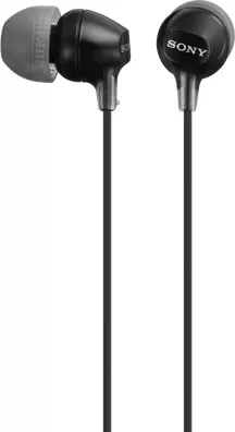 Kufje in-ear Sony MDR-EX15LPB, jack 3.5mm, kabllo 1.2m, e zezë