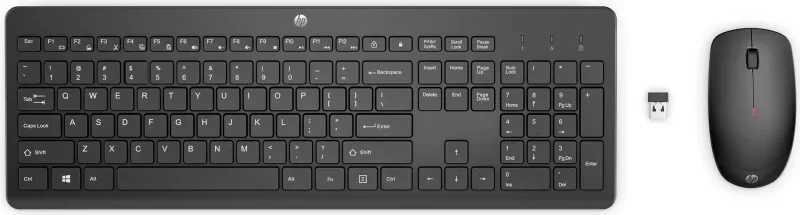 Maus dhe Tastaturë Wireless HP 230, e Zezë