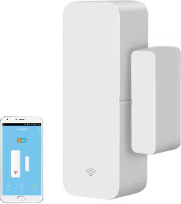 Sensor i mençur pa tela për dritare/dyer Gosund S2, Wi-Fi, i bardhë