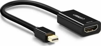 Adapter Ugreen MD112 Mini DisplayPort në HDMI 4K@30Hz, i zi