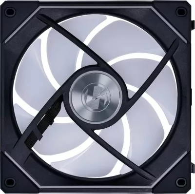 Ventilator PC Lian Li UNI FAN SL-INF 140 Reverse Blade (UF-RSLIN140-1B) ARGB PWM 140mm, zi/gri, 1 copë