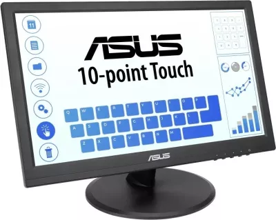 Monitor ASUS VT168HR, 15.6", LED, Touchscreen, i zi