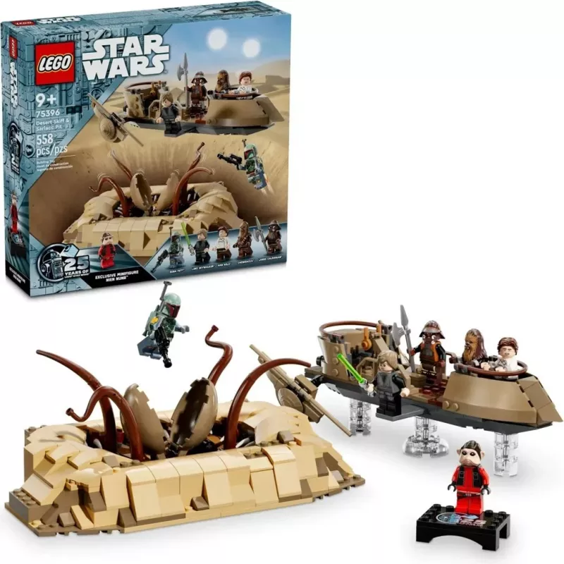 Set LEGO Star Wars 75396 Desert Skiff & Sarlacc Pit