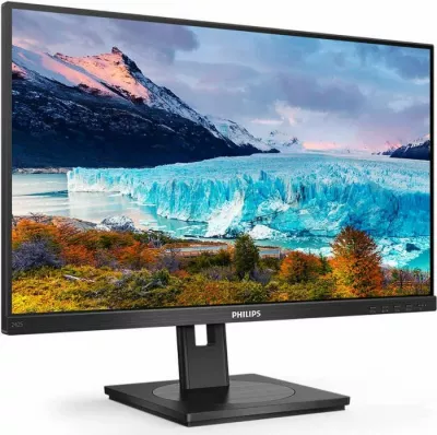 Monitor Philips 242S1AE 23.8\" IPS FHD 100Hz, i zi, set me kabllo