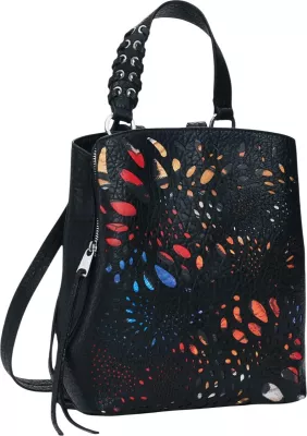 Çantë shpine Desigual BACK_NOTUS PRINT SUMY MIN 26WAKP25, e zezë