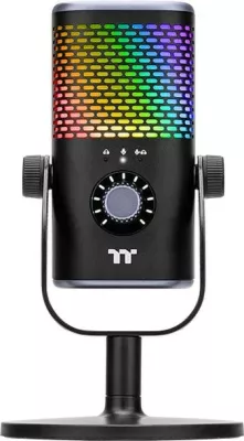 Mikrofon USB Thermaltake GS50 RGB, 24 bit, kondensator, i zi