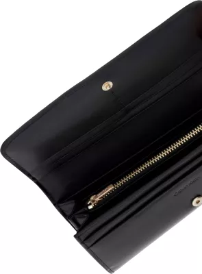 Portofol i gjatë për femra Calvin Klein LV04F1224G, i zi
