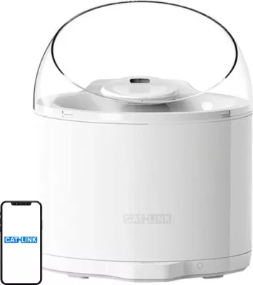 Fontanë uji smart për kafshë Catlink Pure 2 UV, 2.6 L, sterilizim UV, gri