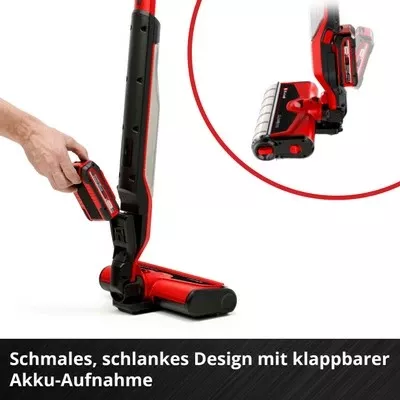 Pastrues dysheme pa kabllo Einhell CLEANEXXO, Power X-Change, 400ml, i kuq