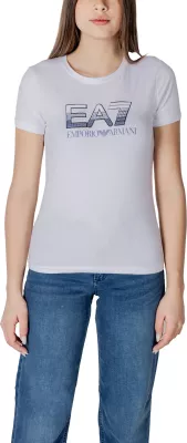 Maicë për femra EA7 7W000183 AF10373, e bardhë [Madhësia: L]