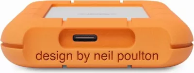 SSD i jashtëm rugged LaCie Rugged Mini STMF4000400 4TB USB-C (USB 3.2 Gen 2x2, deri 2000 MB/s), portokalli
