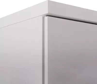 Dollap BAILEY FH337.05 2-dyer 3 rafte melamine, ngjyrë e bardhë, 60x43x181 cm
