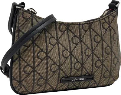 Çantë mini për femra Calvin Klein LV04F1164G, e zezë-bezhë